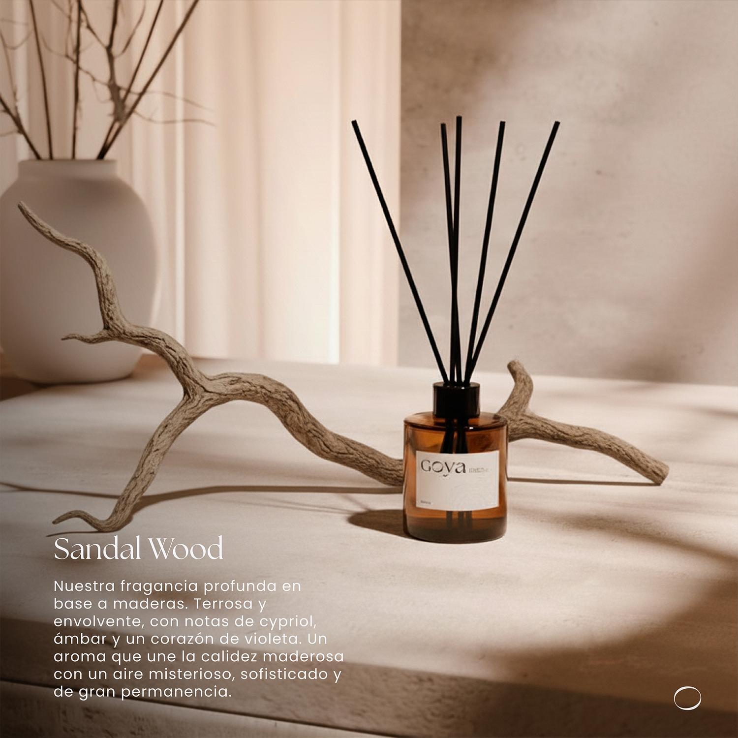 DIFUSOR AMBIENTAL VARITAS SANDAL WOOD 150ML GOYA - 5