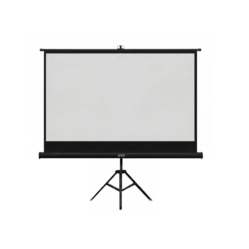 TELON PROYECTOR 80 PULGADAS 165 X 125 CM NEGRO LEVO - 1