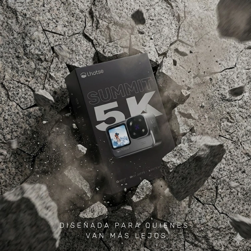 CAMARA DE ACCION DEPORTIVA SUMMIT 5K 30FPS ACCESORIOS - 7