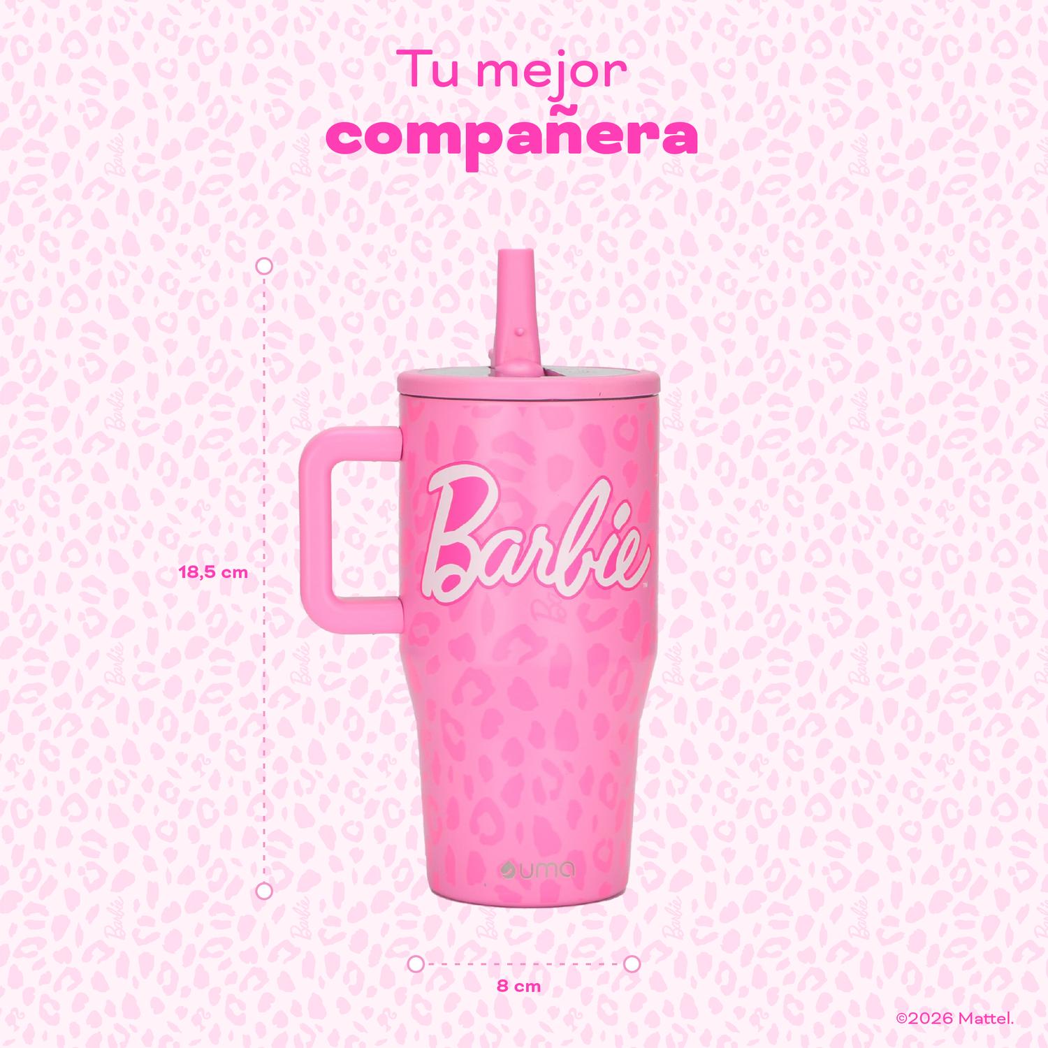 VASO TE RMICO TUMBLER MUG BARBIE PRINT 590ML ACERO INOX UMA - 6