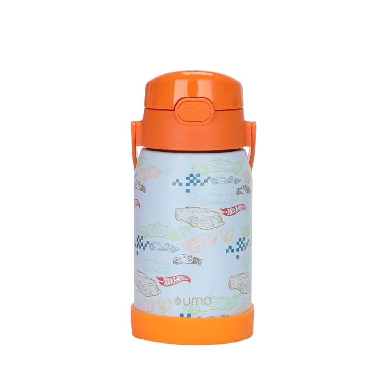 BOTELLA TE RMICA NIÑOS HOT WHEELS CLASS 450ML ACERO INOX UMA - 1