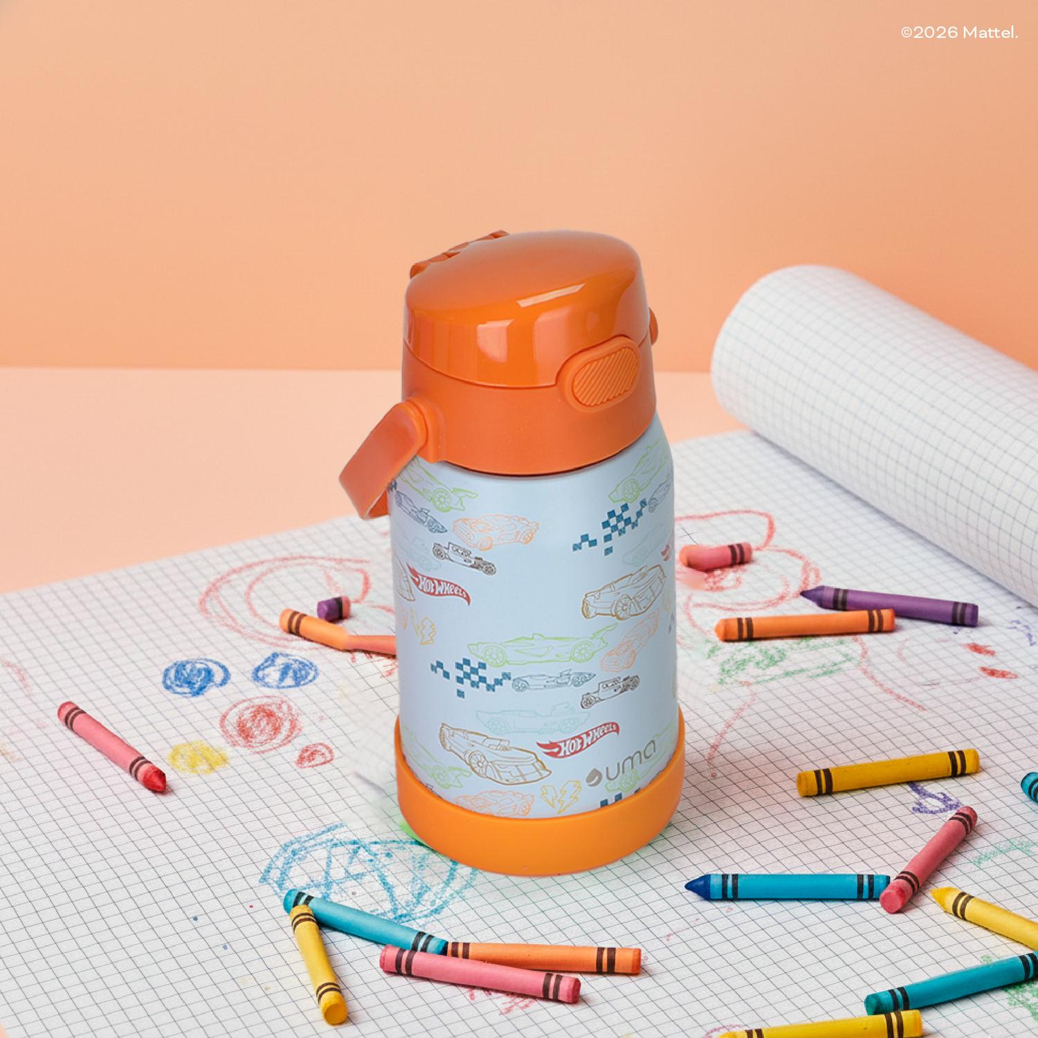 BOTELLA TE RMICA NIÑOS HOT WHEELS CLASS 450ML ACERO INOX UMA - 2