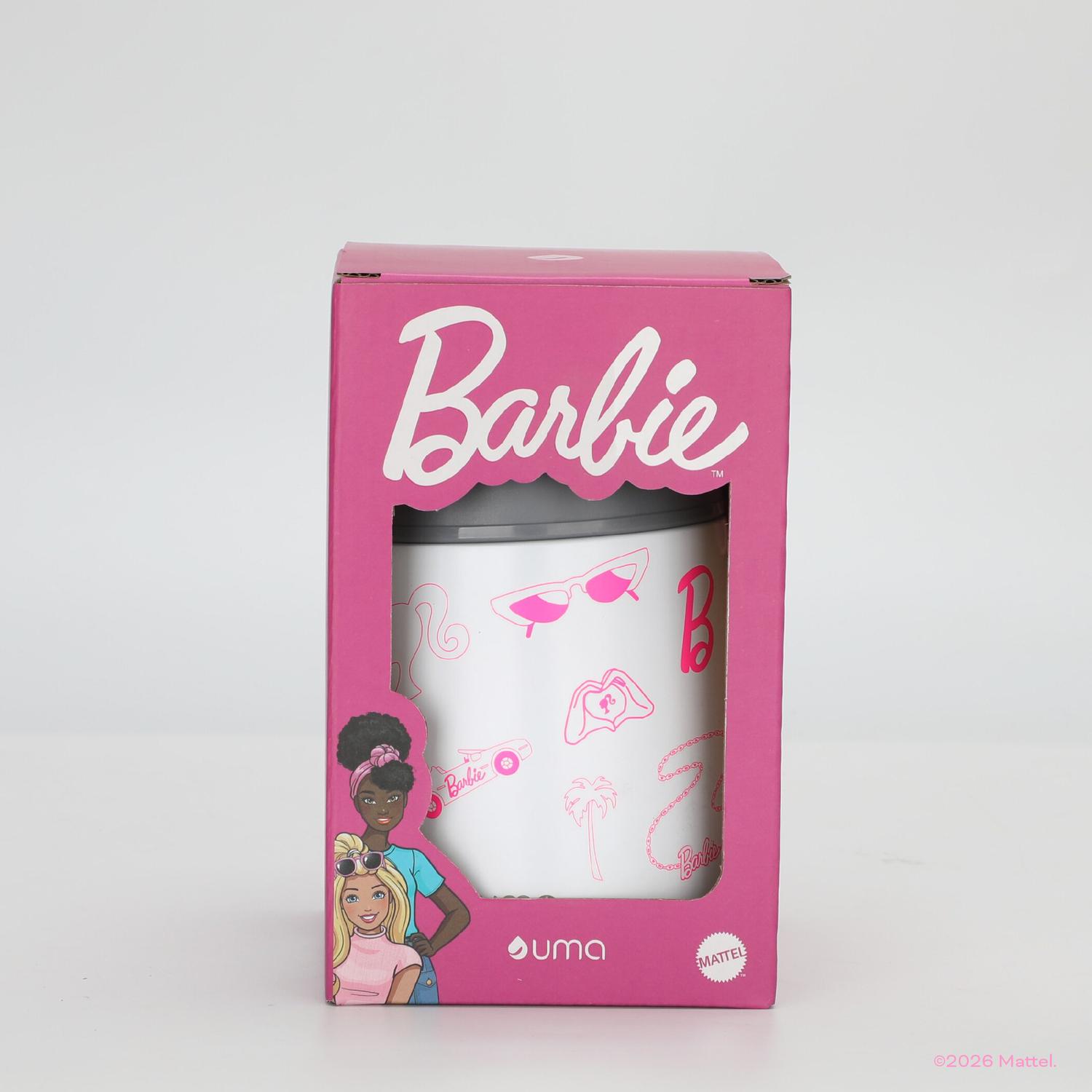 TERMO COMIDA BARBIE FUN + CUCHARA 450ML ACERO INOX UMA - 7