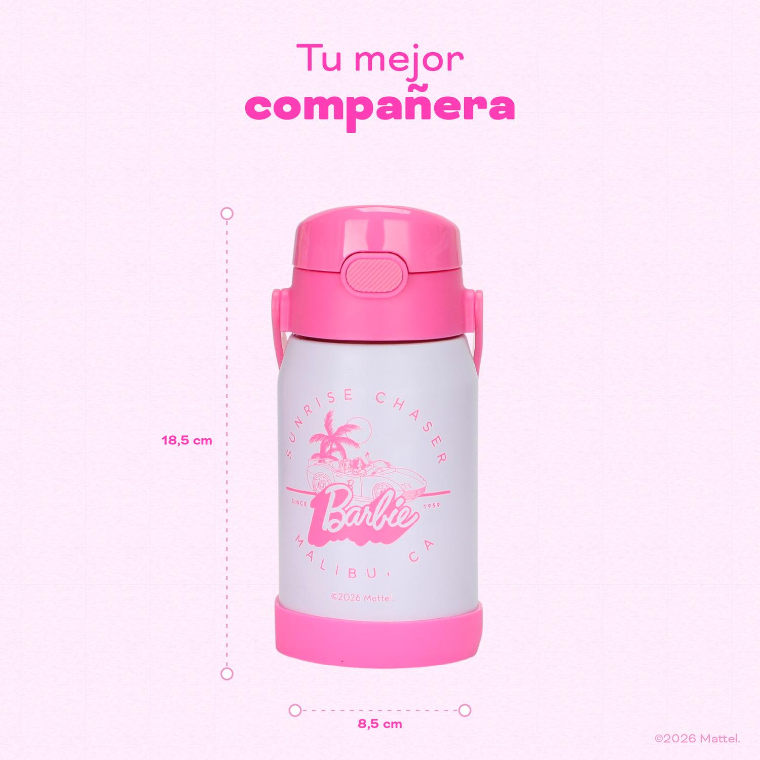 BOTELLA TE RMICA NIÑOS BARBIE MALIBU 450ML ACERO INOX UMA - 6