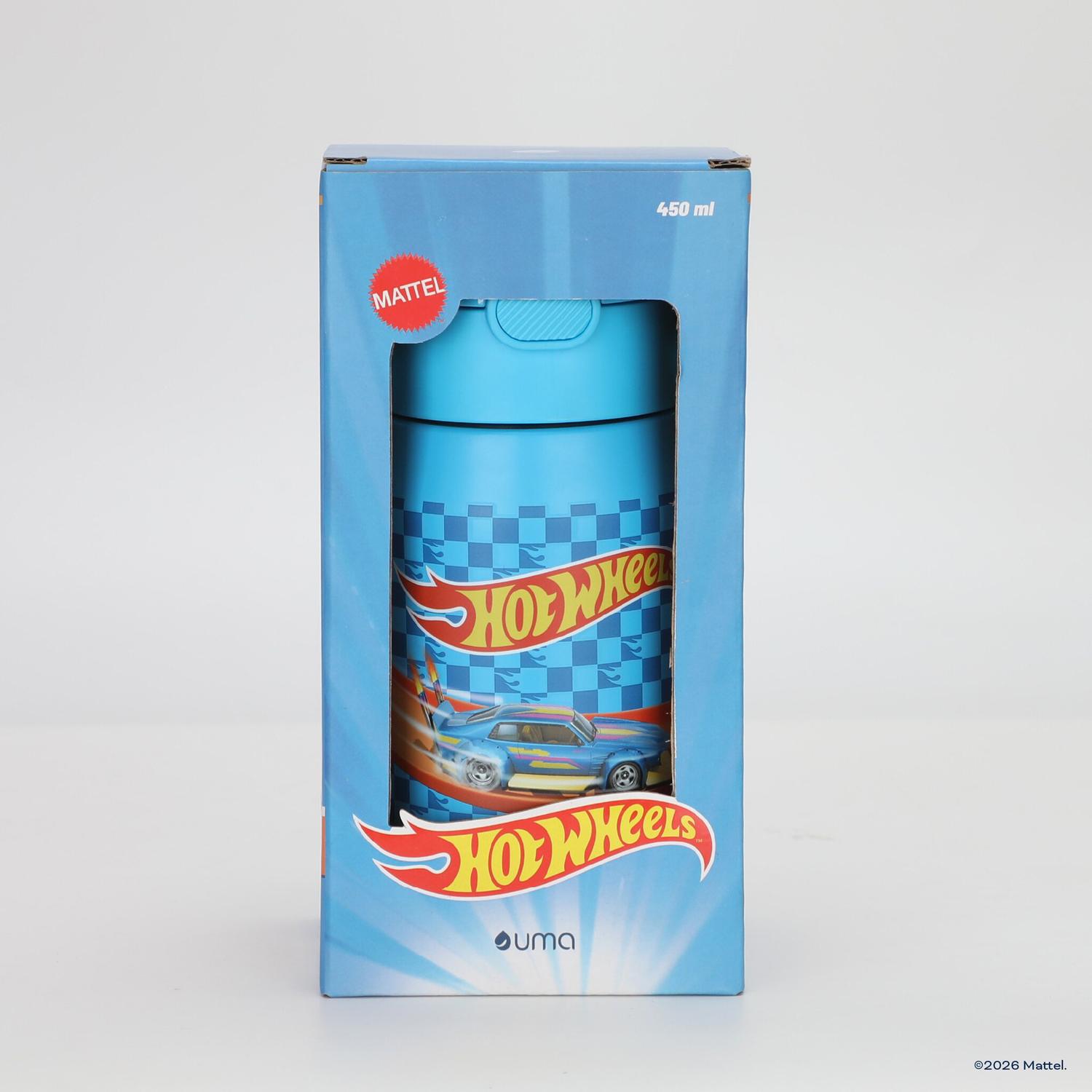 BOTELLA TE RMICA NIÑOS HOT WHEELS RACE 450ML ACERO INOX UMA - 7