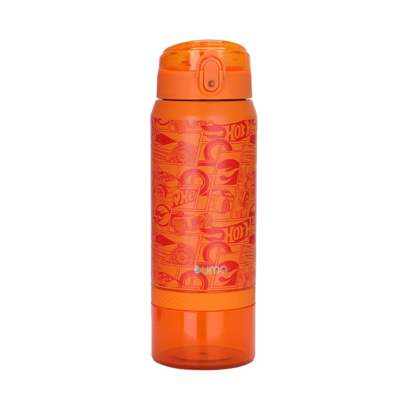 BOTELLA TE RMICA NIÑOS HOT WHEELS COMIC 2 EN 1 590ML ACERO INOX UMA - 1