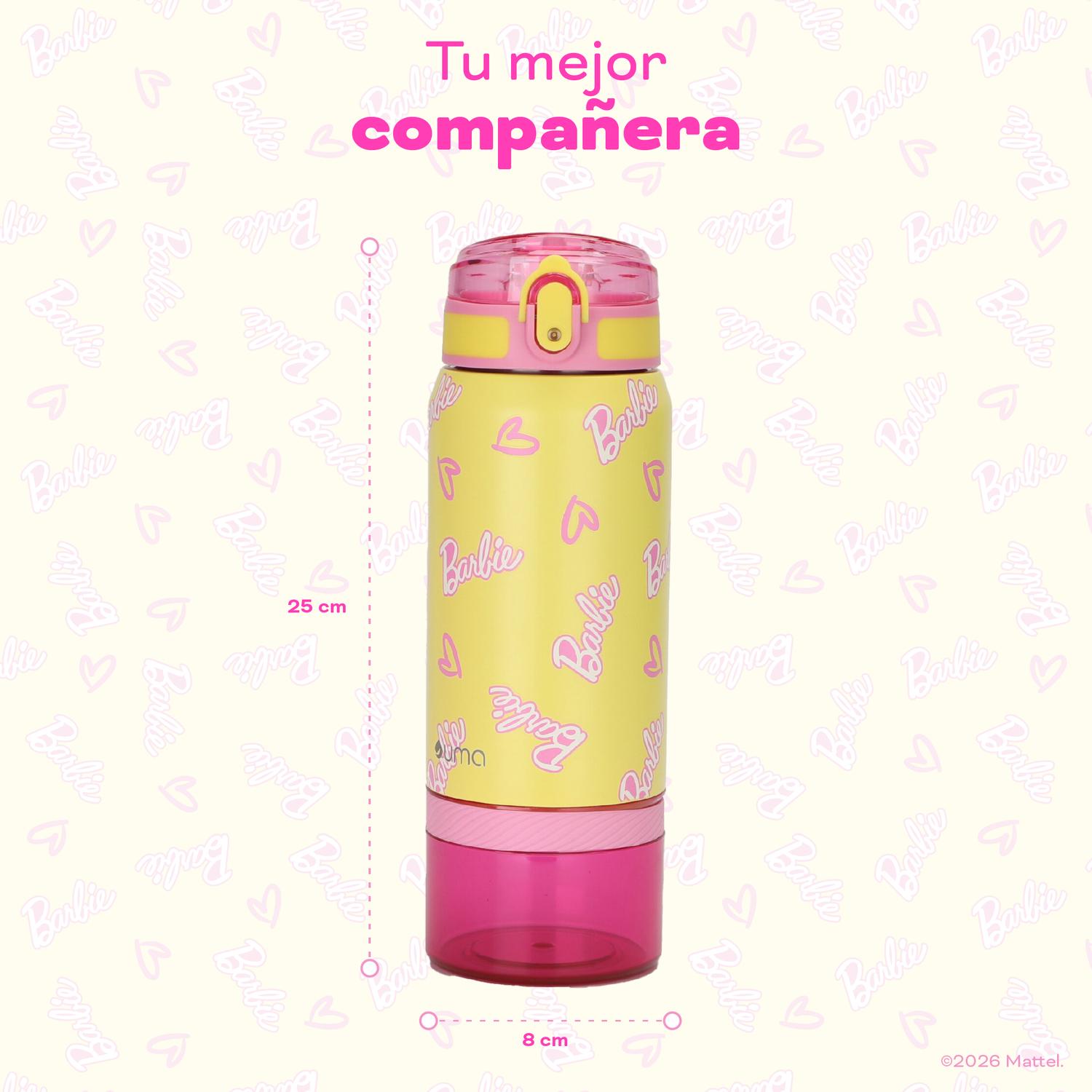 BOTELLA TE RMICA NIÑOS BARBIE SHINE 2 EN 1 590ML ACERO INOX UMA - 6