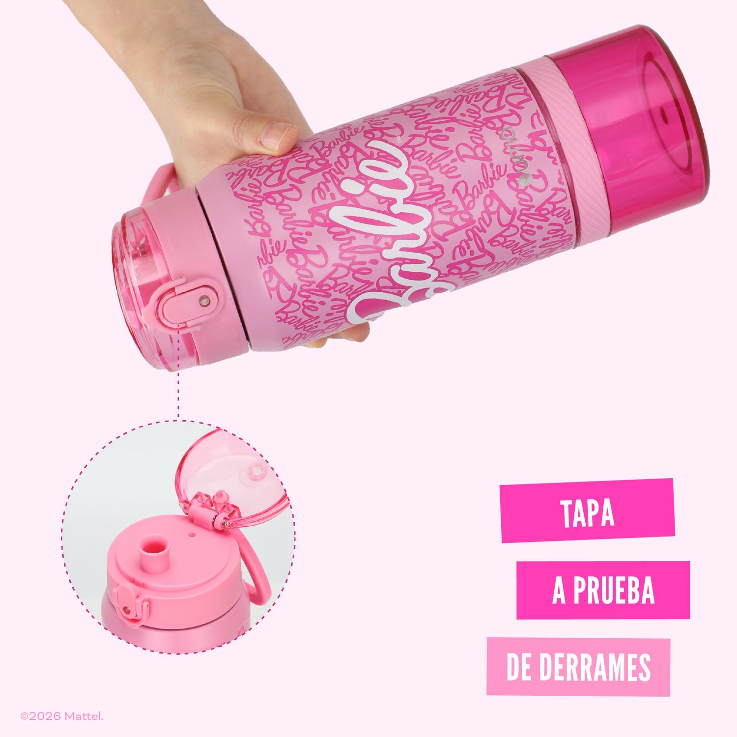BOTELLA TE RMICA NIÑOS BARBIE INSPIRE 2 EN 1 590ML ACERO INOX UMA - 3