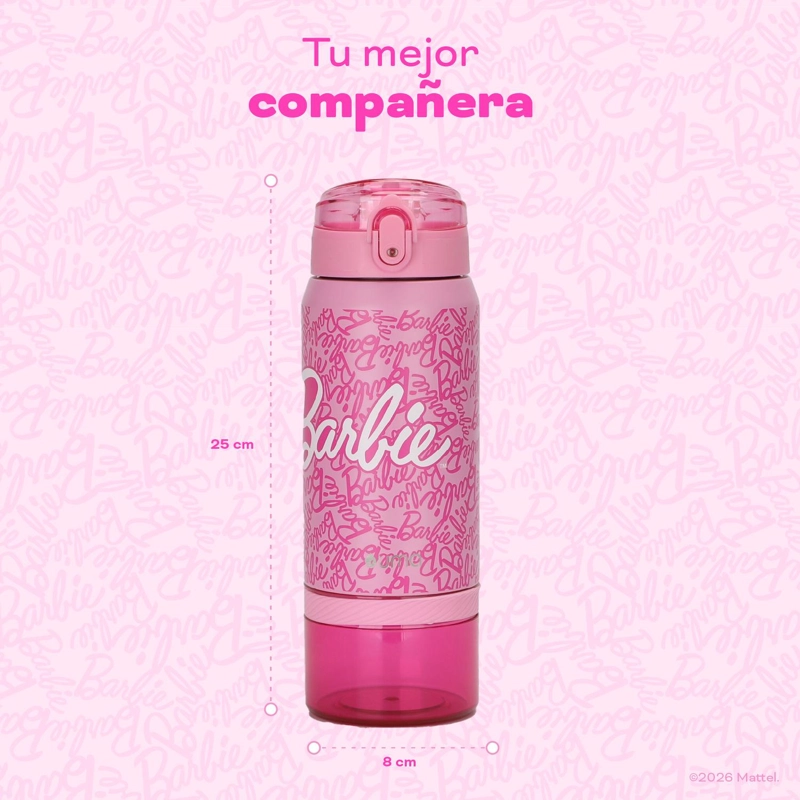 BOTELLA TE RMICA NIÑOS BARBIE INSPIRE 2 EN 1 590ML ACERO INOX UMA - 6