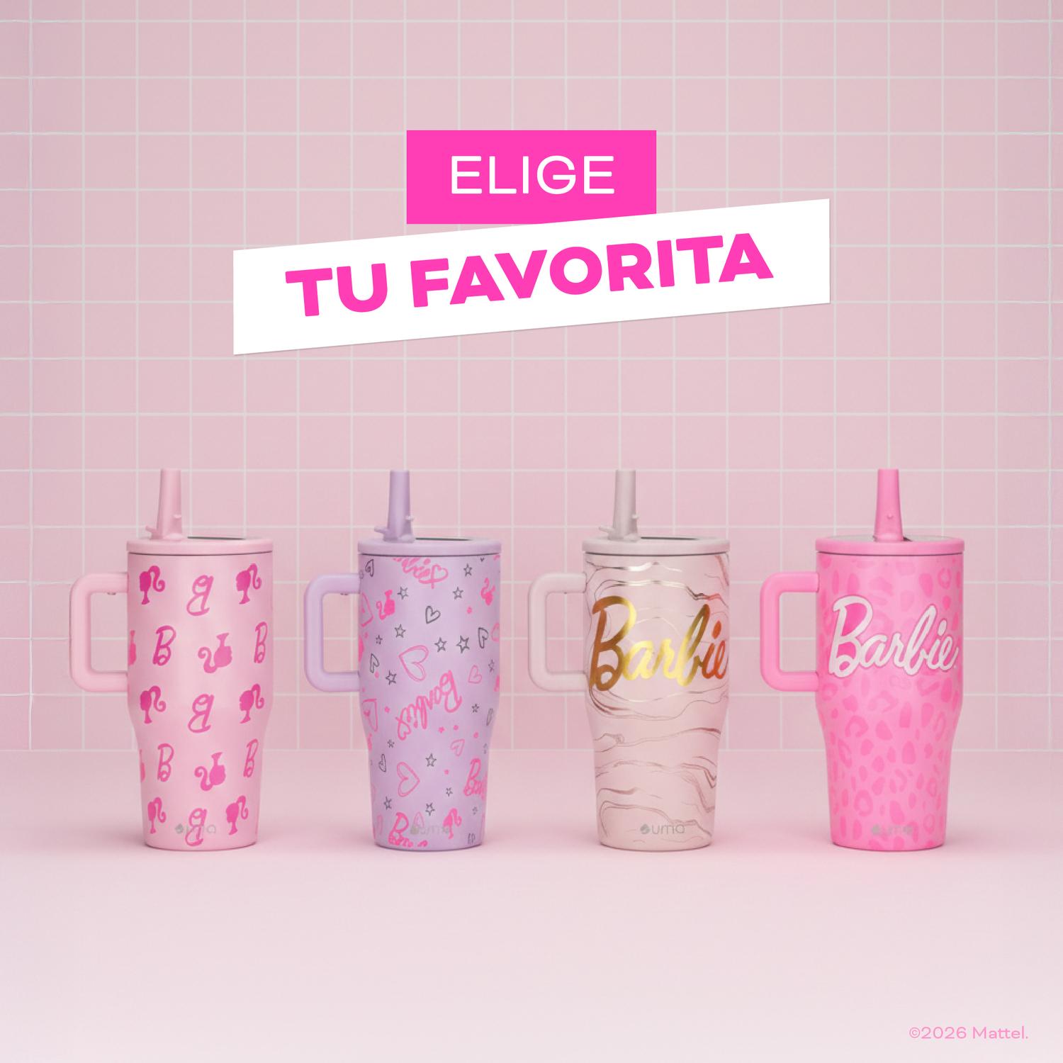 VASO TE RMICO TUMBLER MUG BARBIE LOVE 590ML ACERO INOX UMA - 8