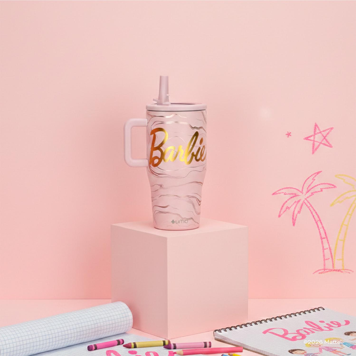 VASO TE RMICO TUMBLER MUG BARBIE DREAMS 590ML ACERO INOX UMA - 2