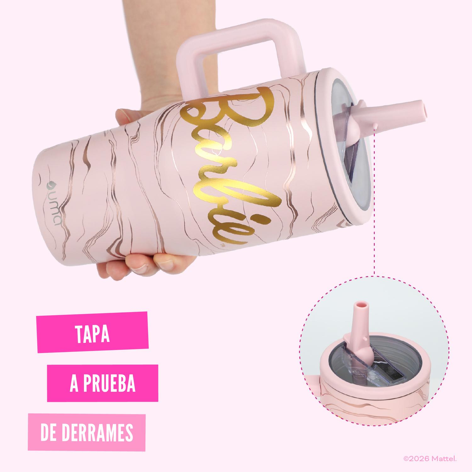 VASO TE RMICO TUMBLER MUG BARBIE DREAMS 590ML ACERO INOX UMA - 3