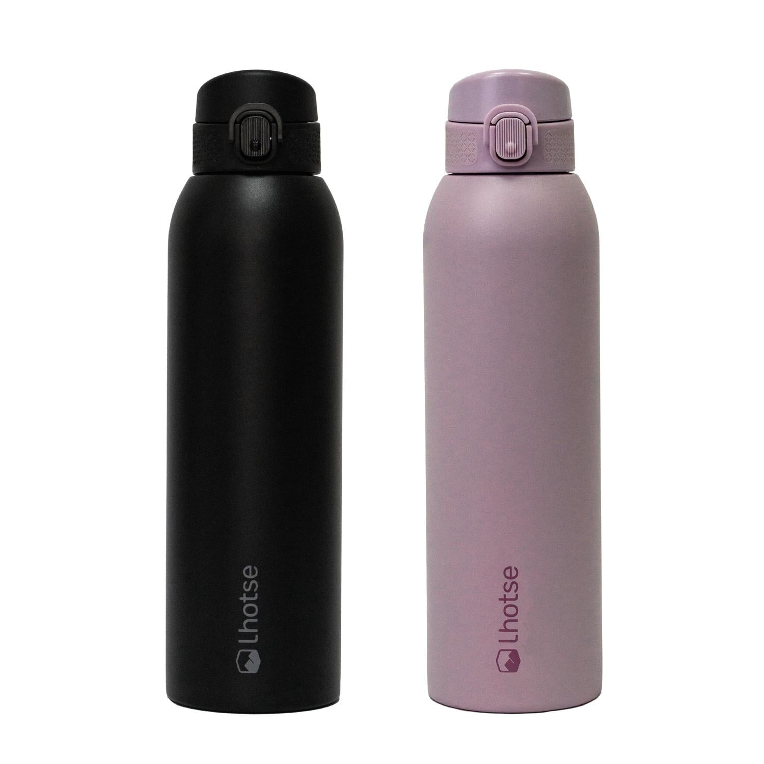 BOTELLA TE RMICA ACERO INOX 3 TAPAS HYDROCORE 1LT SET X2 - 1