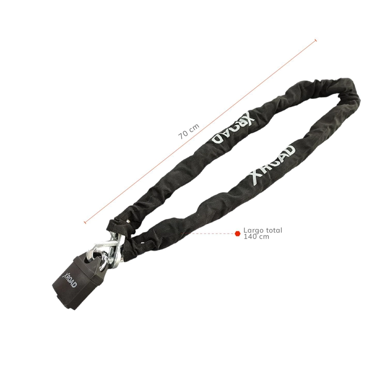 CADENA + CANDADO PARA RUEDA DE REPUESTO ANTIRROBO XROAD - 6
