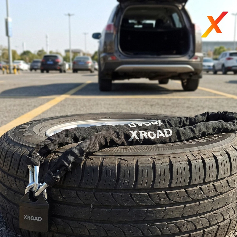 CADENA + CANDADO PARA RUEDA DE REPUESTO ANTIRROBO XROAD - 7