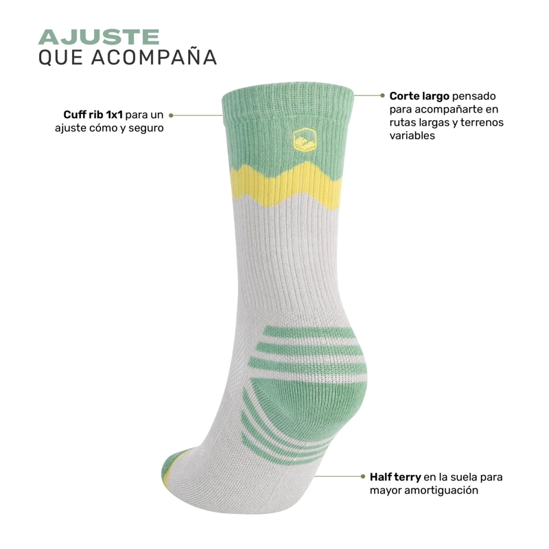 CALCETINES DEPORTIVOS CORTE LARGO ANDOR 4 PARES LHOTSE - 4