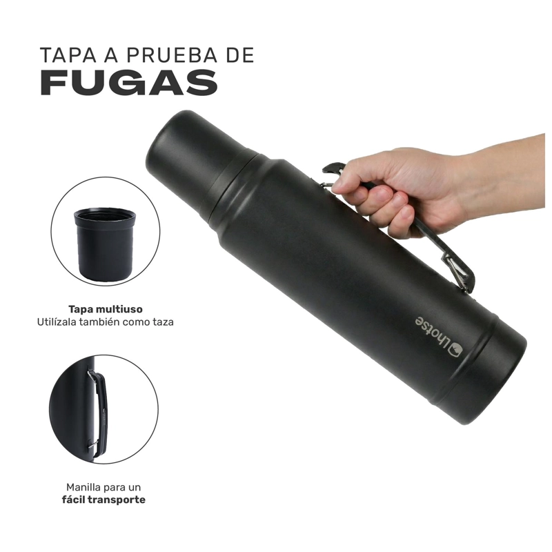 TERMO LIQUIDO ACERO INOXIDABLE CLASSIC 1,3 LTS LHOTSE - 4
