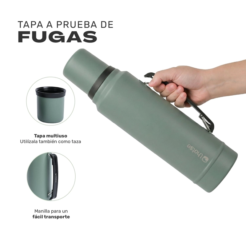 TERMO LIQUIDO ACERO INOXIDABLE CLASSIC 1,3 LTS LHOTSE - 4
