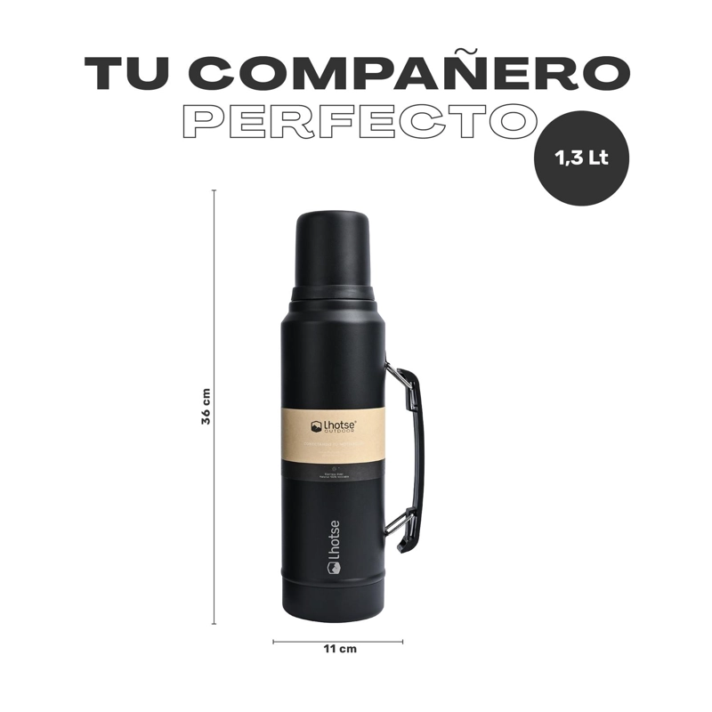 TERMO LIQUIDO ACERO INOXIDABLE CLASSIC 1,3 LTS LHOTSE - 5