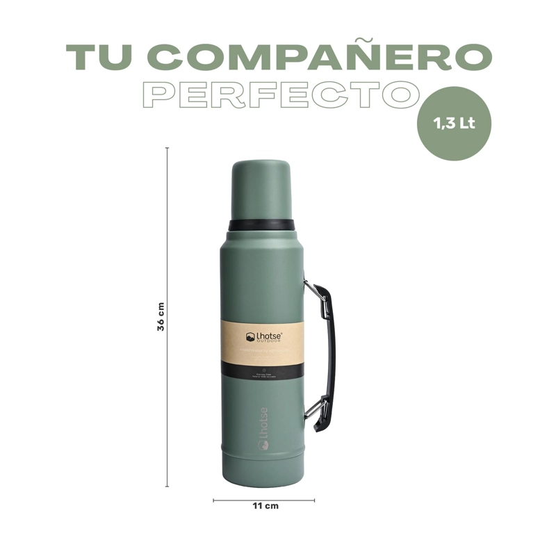 TERMO LIQUIDO ACERO INOXIDABLE CLASSIC 1,3 LTS LHOTSE - 5
