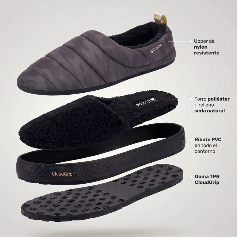 PANTUFLA TERMICAS NIMBUS SUELA CLOUDGRIP OUTDOOR LHOTSE - 4
