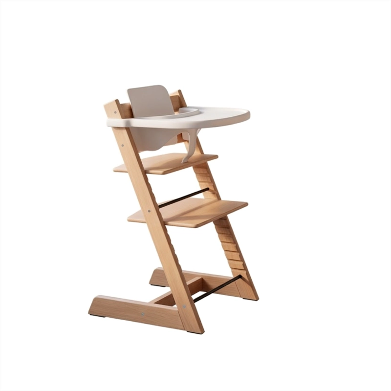SILLA DE COMER EVOLUTIVA DE MADERA REGULABLE BEBE  BANDU - 1