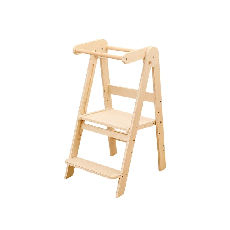 TORRE APRENDIZAJE MONTESSORI MADERA PLEGABLE 3 NIVELES BANDU - 1