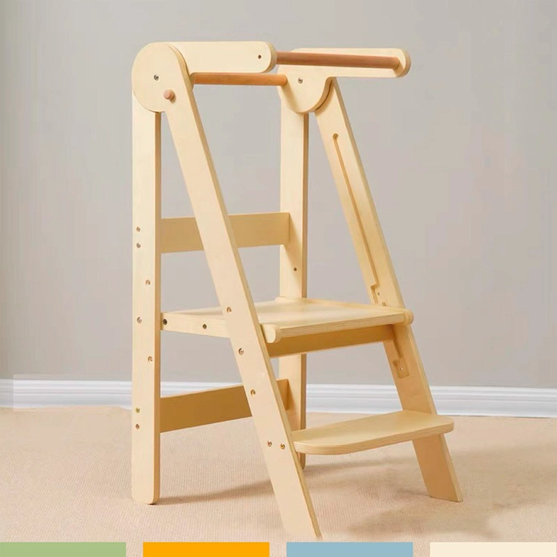 TORRE APRENDIZAJE MONTESSORI MADERA PLEGABLE 3 NIVELES BANDU - 2