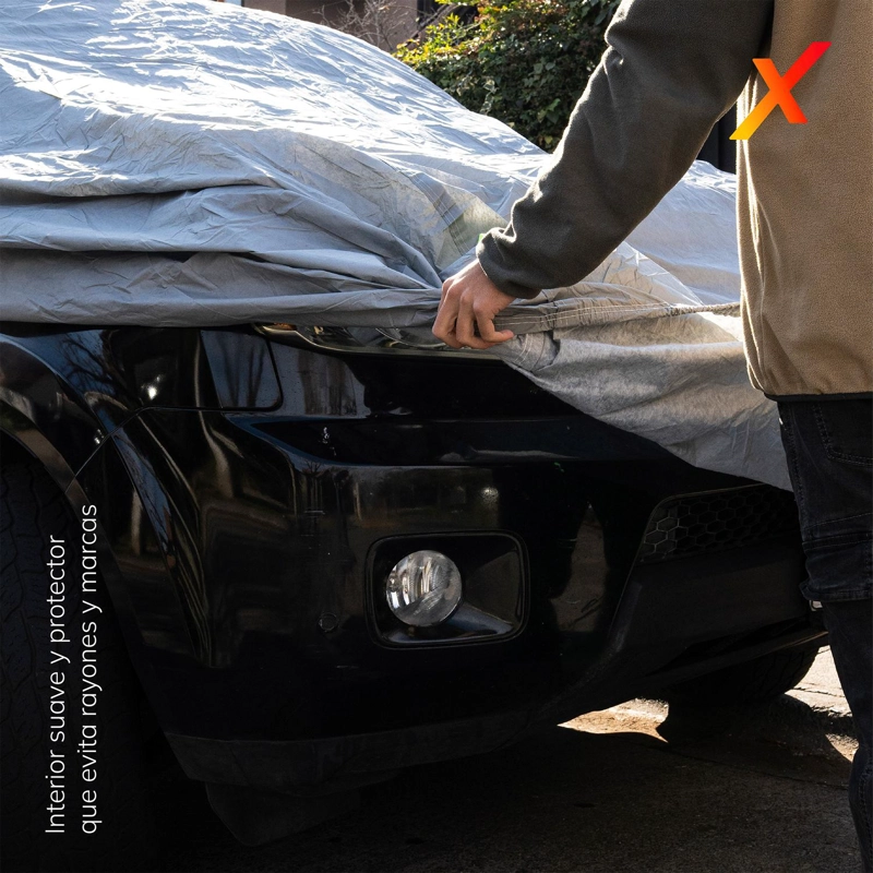 CARPA FUNDA CUBRE SUV IMPERMEABLE PREMIUM CON FELPA XROAD - 5