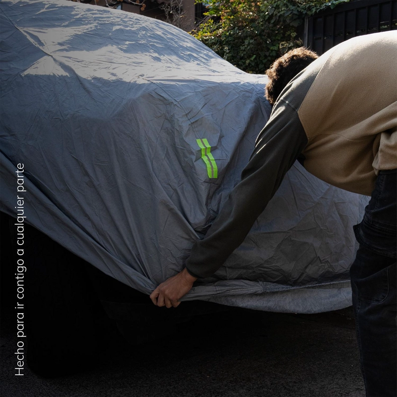 CARPA FUNDA CUBRE SUV IMPERMEABLE PREMIUM CON FELPA XROAD - 8