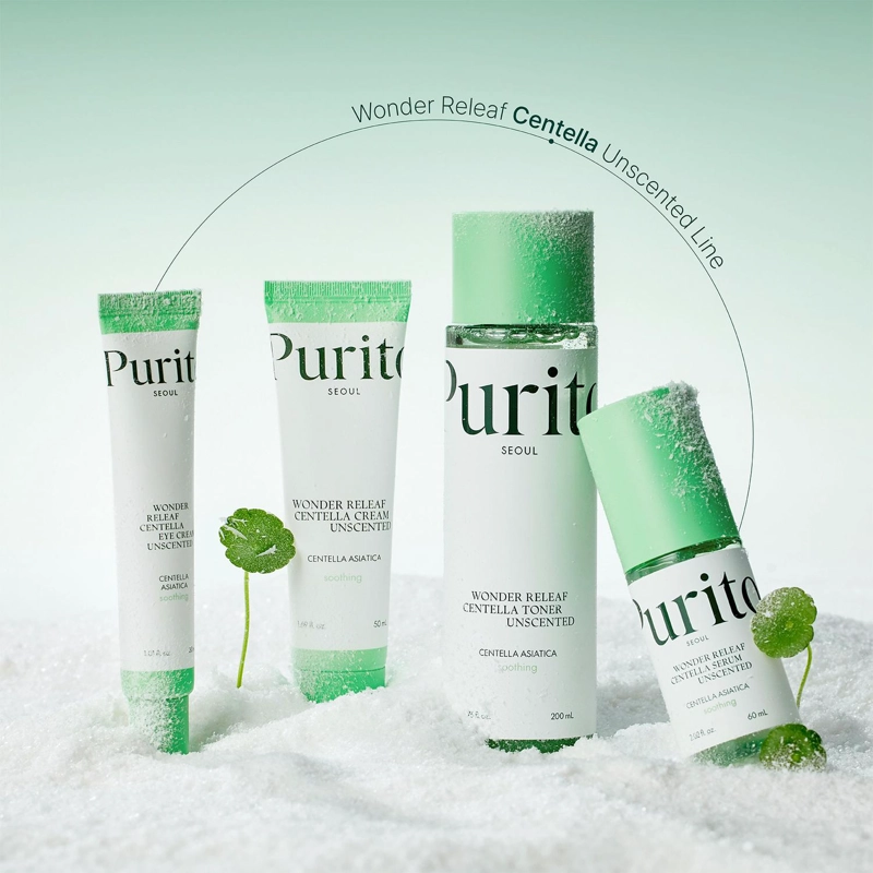CREMA FACIAL CENTELLA 50ML PURITO WONDER RELEAF SIN PERFUME - 8