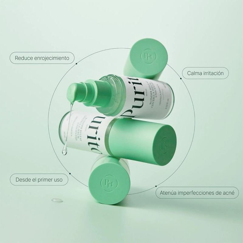 SE RUM FACIAL CENTELLA 60ML PURITO WONDER RELEAF SIN PERFUME - 3