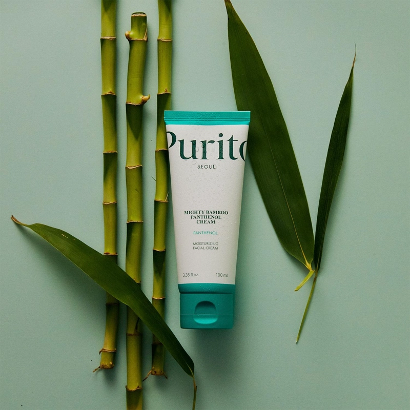 CREMA FACIAL MIGHTY BAMBOO PANTHENOL 100ML PURITO HIDRATANTE - 7
