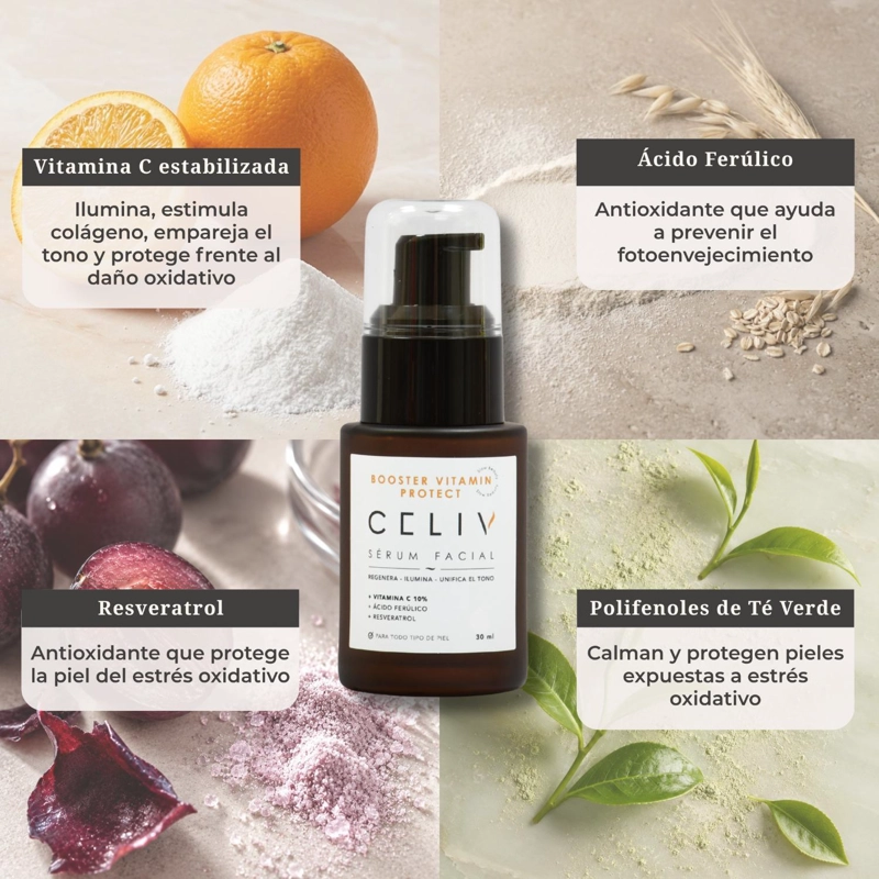 SE RUM VITAMINA C ANTIOXIDANTE 30ML ILUMINADOR CELIV - 5
