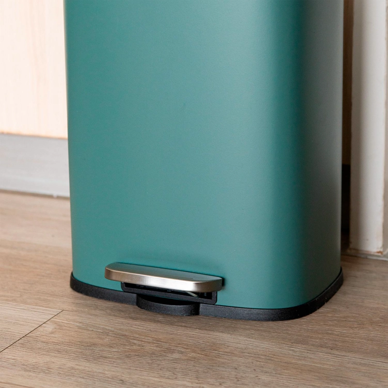 BASURERO COCINA LUCCA 12LT PEDAL ACERO INOX SIMPLIT - 6