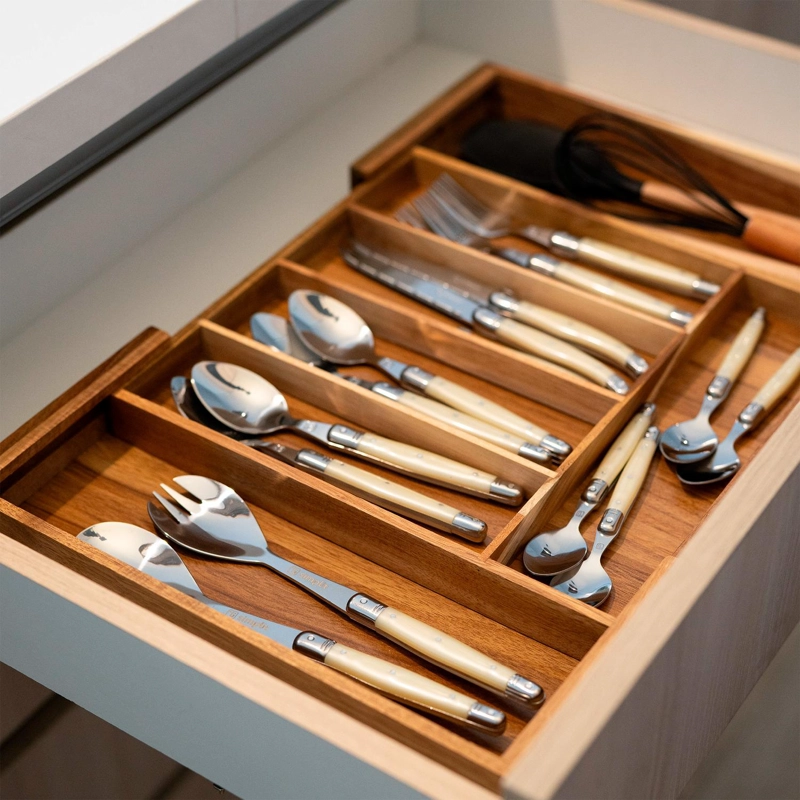 ORGANIZADOR CUBIERTOS EXPANDIBLE MADERA ACASIA OSLO SIMPLIT - 2