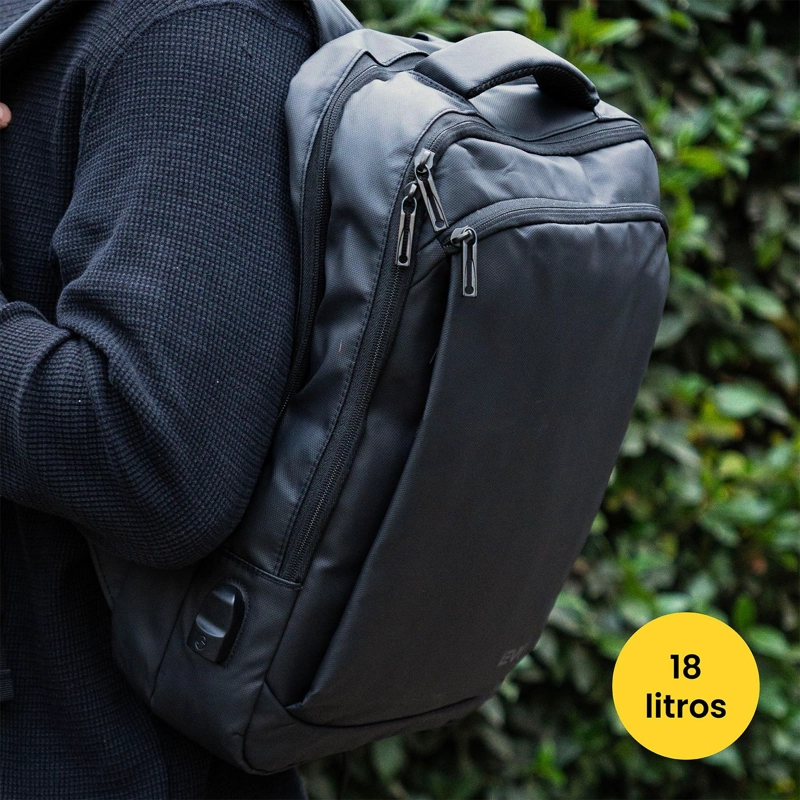 MOCHILA NOTEBOOK EJECUTIVA PRIME LITE IMPERMEABLE 18L LEVO - 2