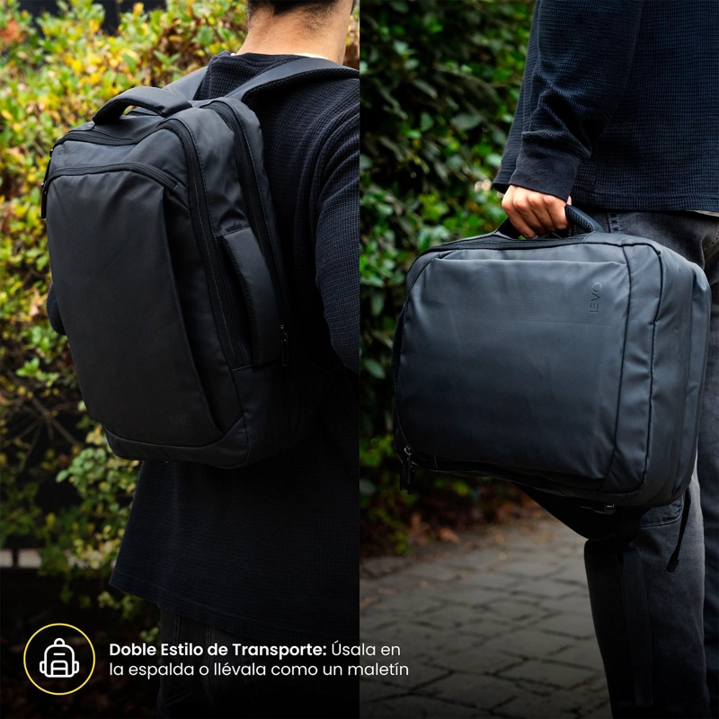 MOCHILA NOTEBOOK EJECUTIVA PRIME LITE IMPERMEABLE 18L LEVO - 3