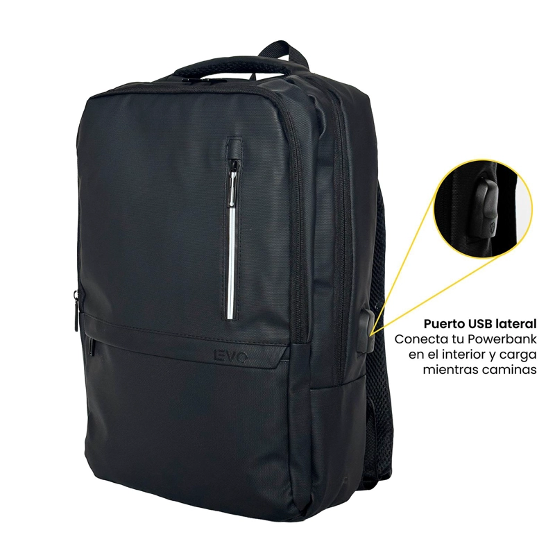 MOCHILA NOTEBOOK EJECUTIVA VELAR LITE IMPERMEABLE 18L LEVO - 7