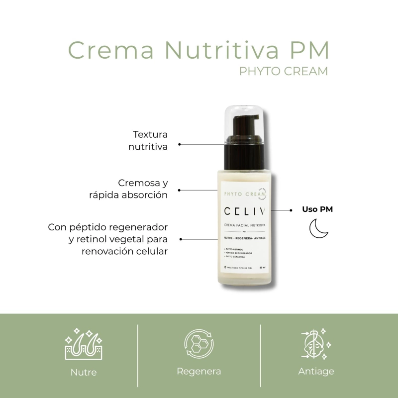 CREMA NOCHE NUTRITIVA PHYTO CREAM 50ML REGENERANTE CELIV - 2