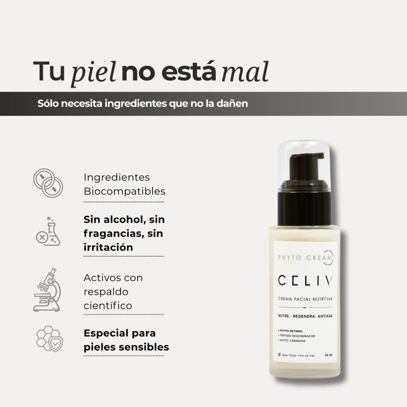 CREMA NOCHE NUTRITIVA PHYTO CREAM 50ML REGENERANTE CELIV - 8