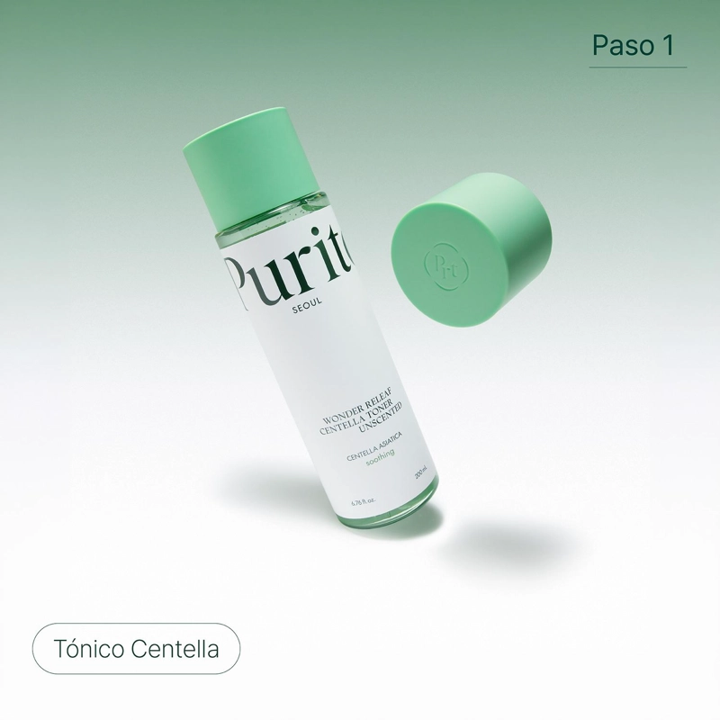 PACK RUTINA FACIAL CENTELLA ASIATICA PURITO SIN PERFUME - 5
