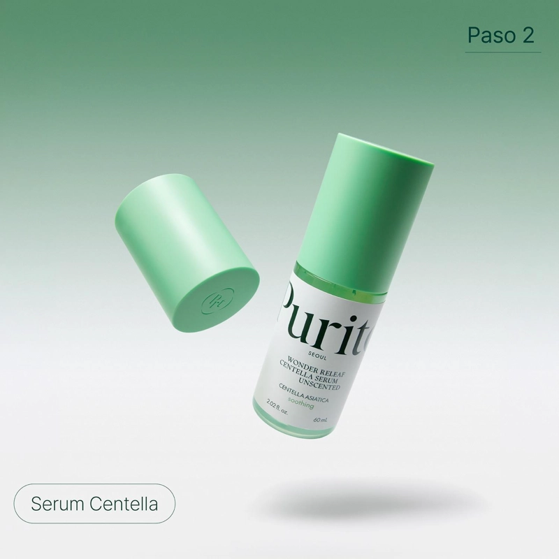 PACK RUTINA FACIAL CENTELLA ASIATICA PURITO SIN PERFUME - 6