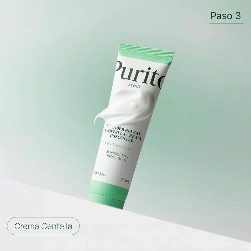 PACK RUTINA FACIAL CENTELLA ASIATICA PURITO SIN PERFUME - 7