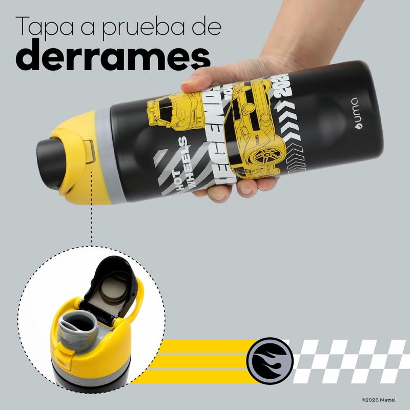 BOTELLA TE RMICA INSULADA HOT WHEELS LEGENDS 750 ML UMA - 3
