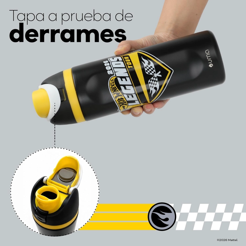 BOTELLA TE RMICA INSULADA HOT WHEELS LEGENDS 750 ML UMA - 3