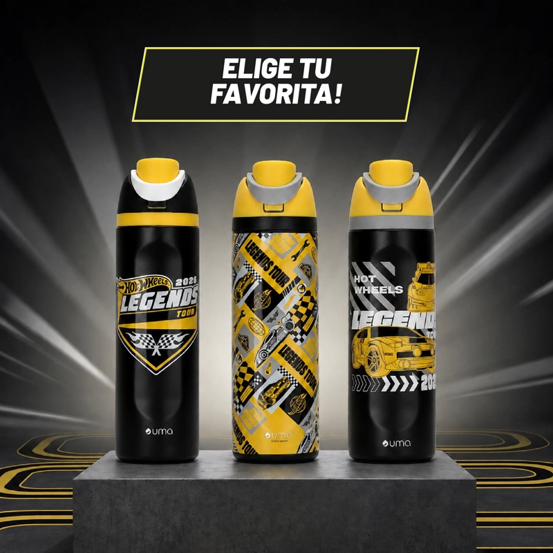 BOTELLA TE RMICA INSULADA HOT WHEELS LEGENDS 750 ML UMA - 8