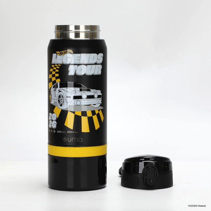 BOTELLA TERMICA ISULADA HOT WHEELS LEGENDS 2 EN 1 590ML UMA - 7
