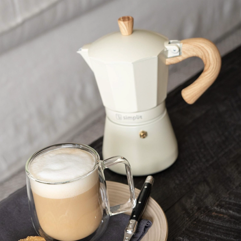 CAFETERA ITALIANA MOKA 4 TAZAS 300ML SIMPLIT - 8