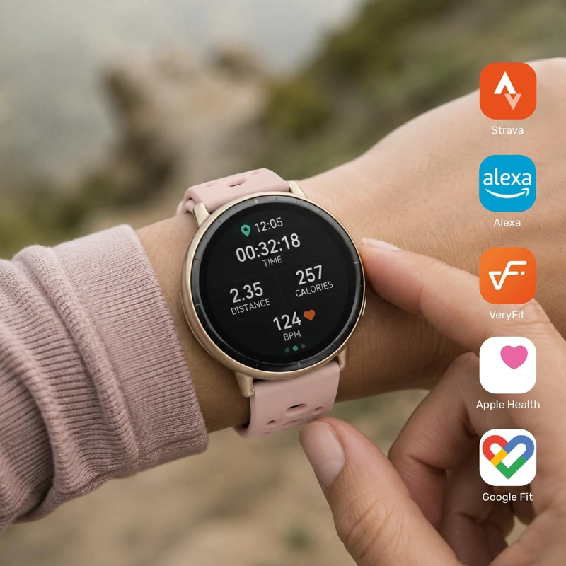 RELOJ SMARTWATCH GPS SHAR T1 43,5MM BLACK LHOTSE - 2